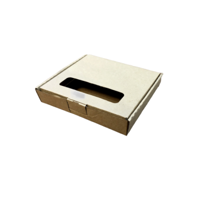 Коробка из микрогорокартона крафт 175х165х30 мм
